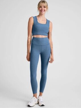 Beyond Yoga Women's High-Rise Slate Blue Leggings